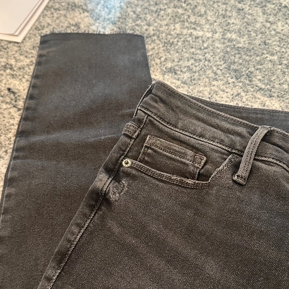 Old Navy Rockstar Extra High Rise Jeans - Dark Gray size 12 - Picture 5 of 10